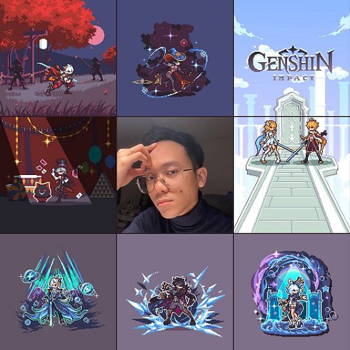 #artvsartist2023 Merry Christmas! 🎄🥳 What a weird year for me. I still can’t move on from making Genshin sprites despite me q...