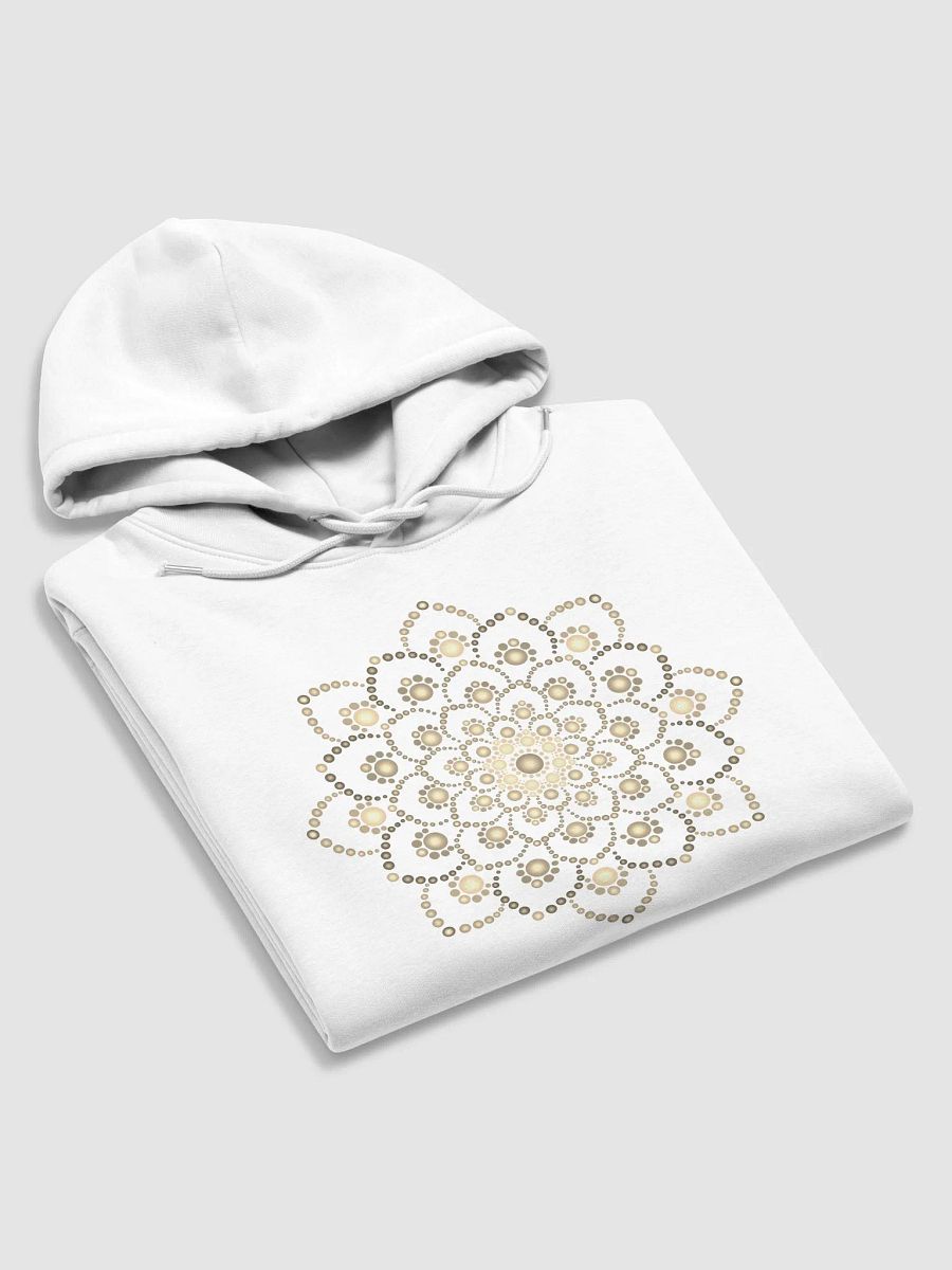 Golden-Brown Mandala Unisex Eco Hoodie product image (6)