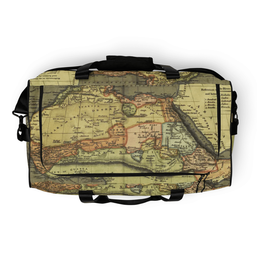Africa Vintage Maps Duffle Bag product image (8)
