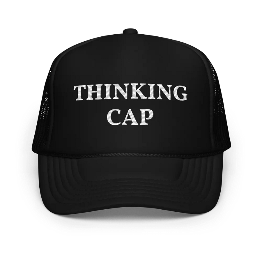 Thinking Cap - Funny Pun - Embroidered Hat Trucker Cap product image (1)