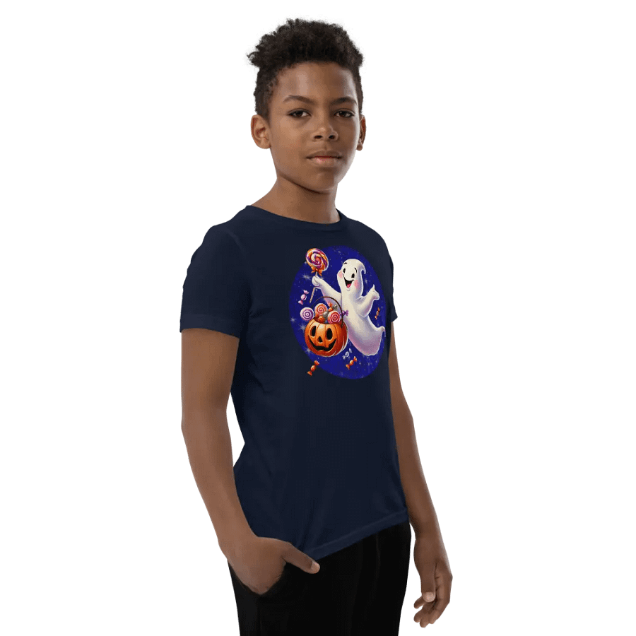 Ghost and Candy Halloween Kids T-Shirt product image (38)