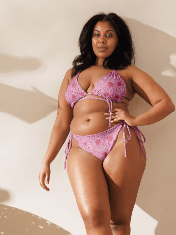 Rosewater Paisley | Recycled String Bikini product image (3)