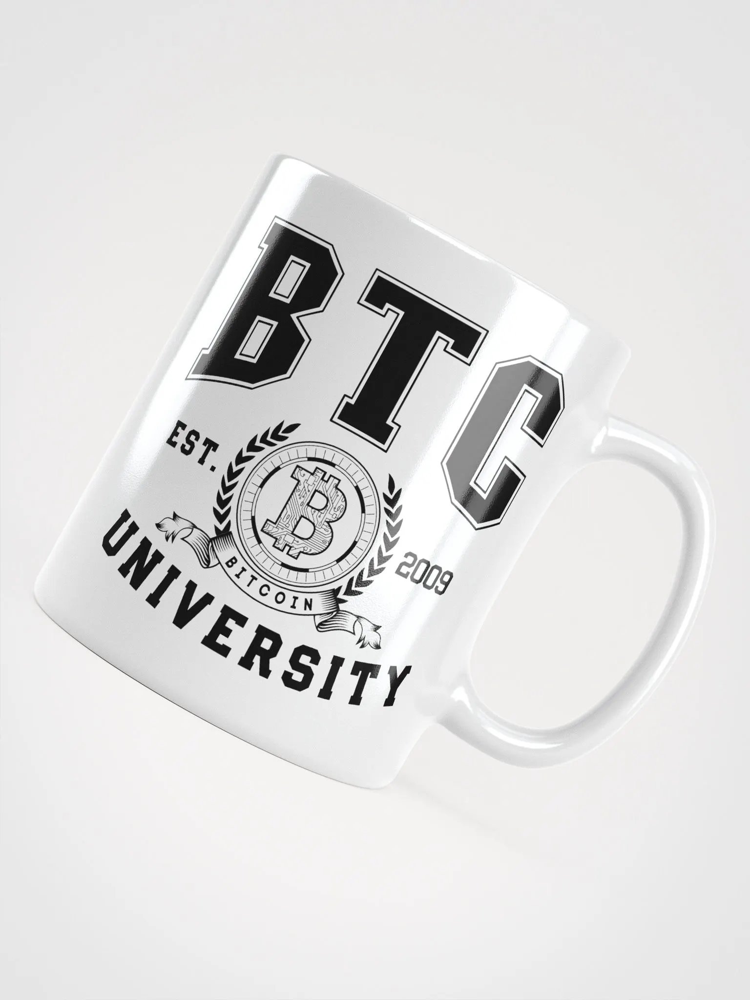 Bitcoin BTC University College Crypto Currency Blockchain Mug product image (8)