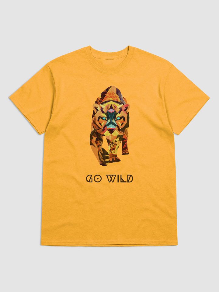 Vibrant Geometric Go Wild Tiger T-Shirt product image (1)