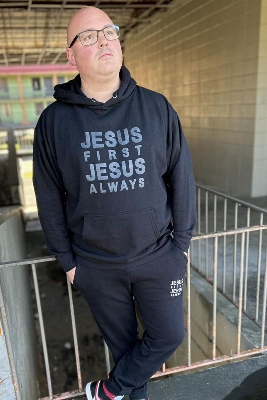Jesus first unisex hoodie product image (2)