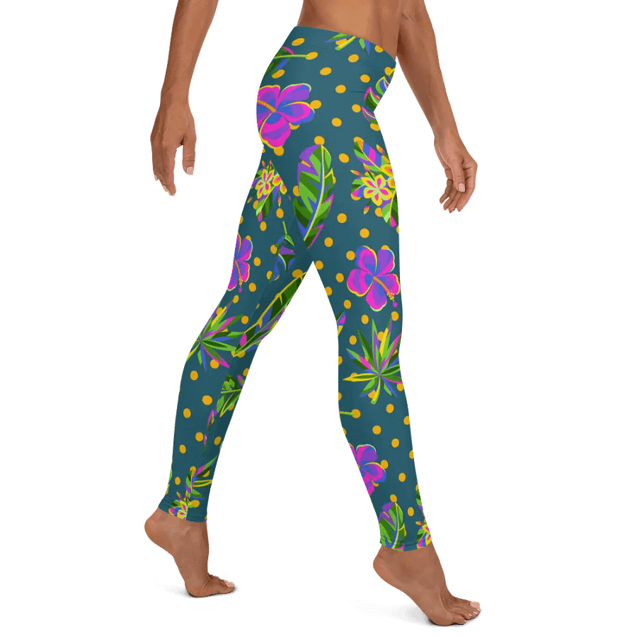 Green All-Over Print Leggings product image (12)