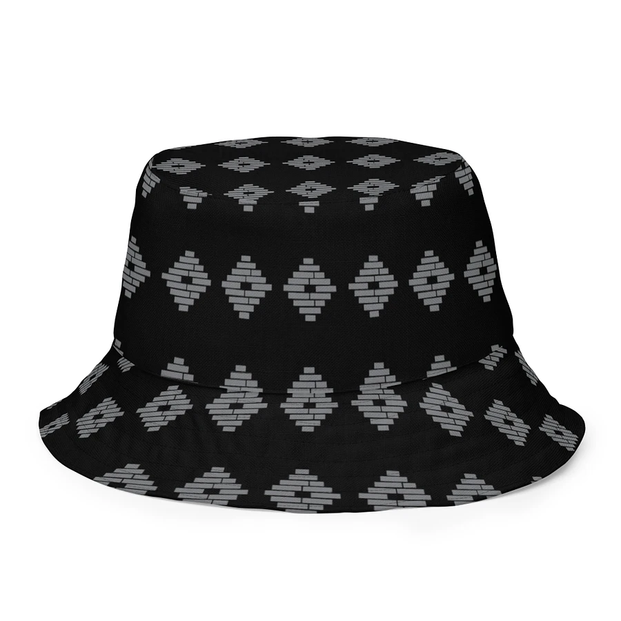 Anacostia Community Museum Reversible Bucket Hat (Black/Gray) Image 3