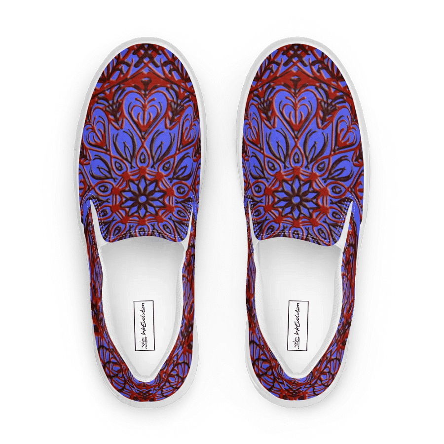 Mystic Red Mandala Slip-Ons product image (4)