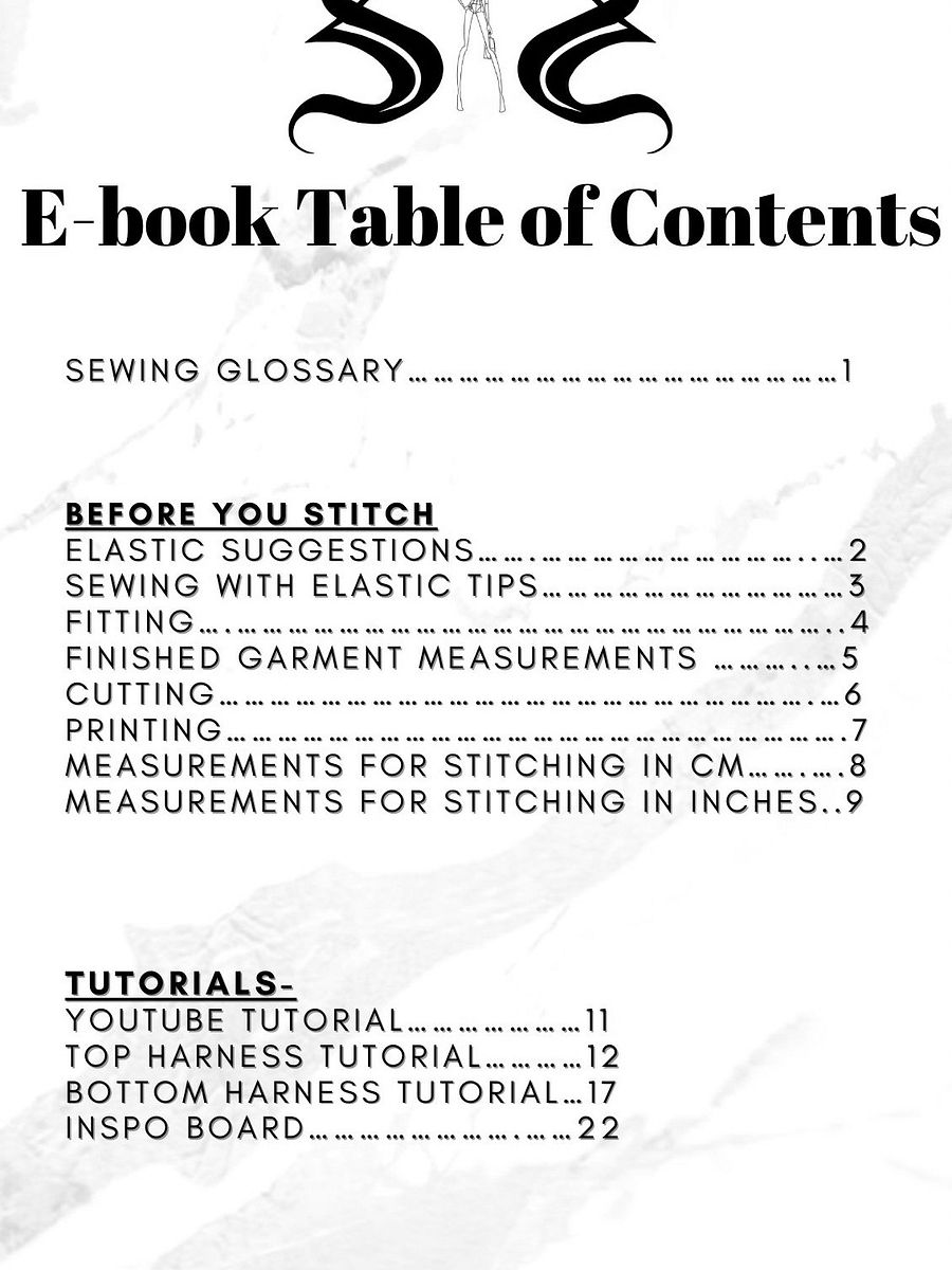 Elastic Full Body Harness Sewing Pattern: Unleash Your Inner Designer! product image (2)