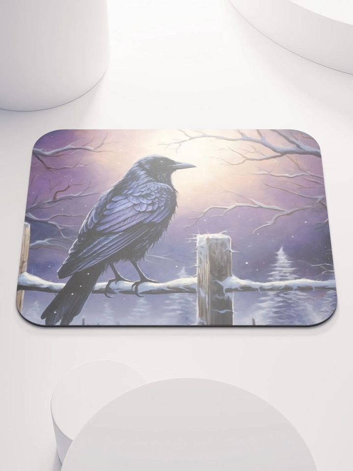 Comfy Desk Mat 🟣 Winter Bird Scene product image (1)
