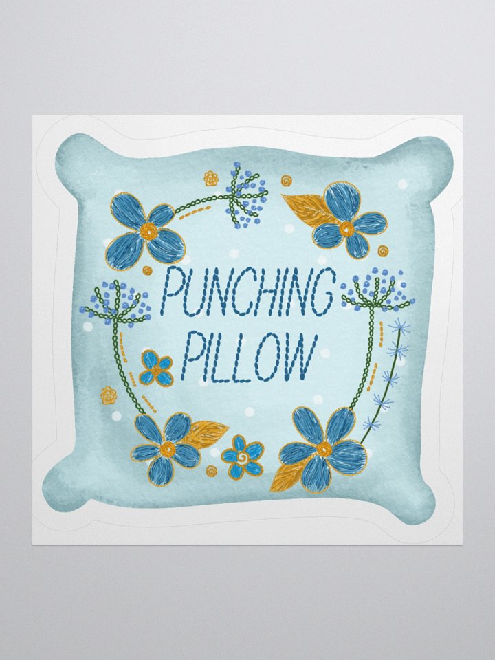 “Punching Pillow” Sticker product image (1)