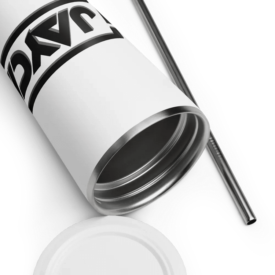 Dj JayCan Insulated Tumbler with a Straw White product image (12)