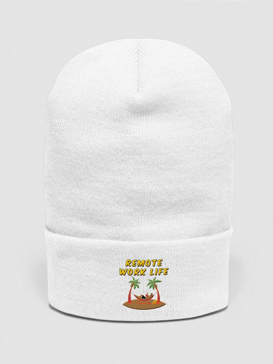 Remote Work Life Beanie product image (41)