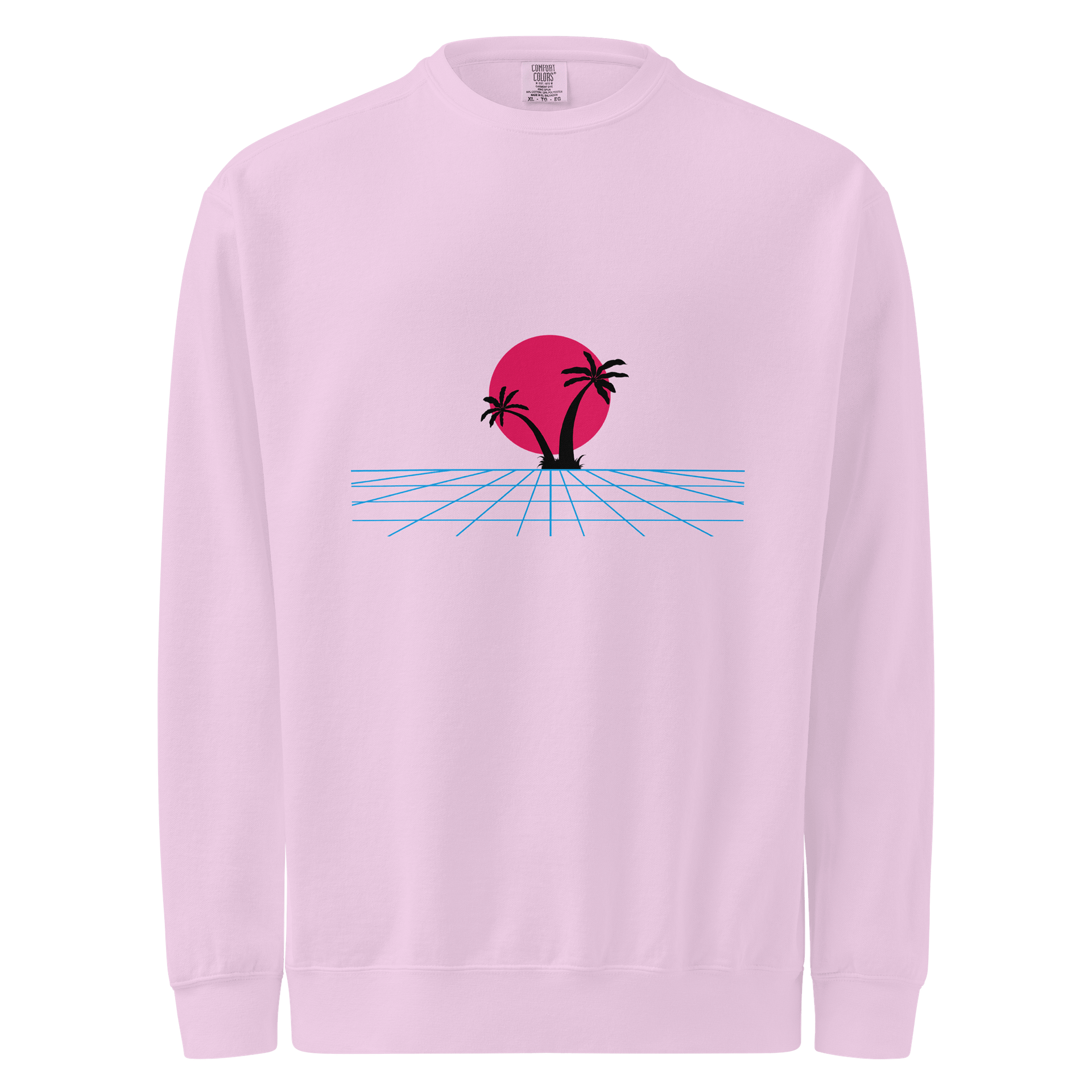 Vaporwave Sunset Silhouette Sweatshirt product image (1)