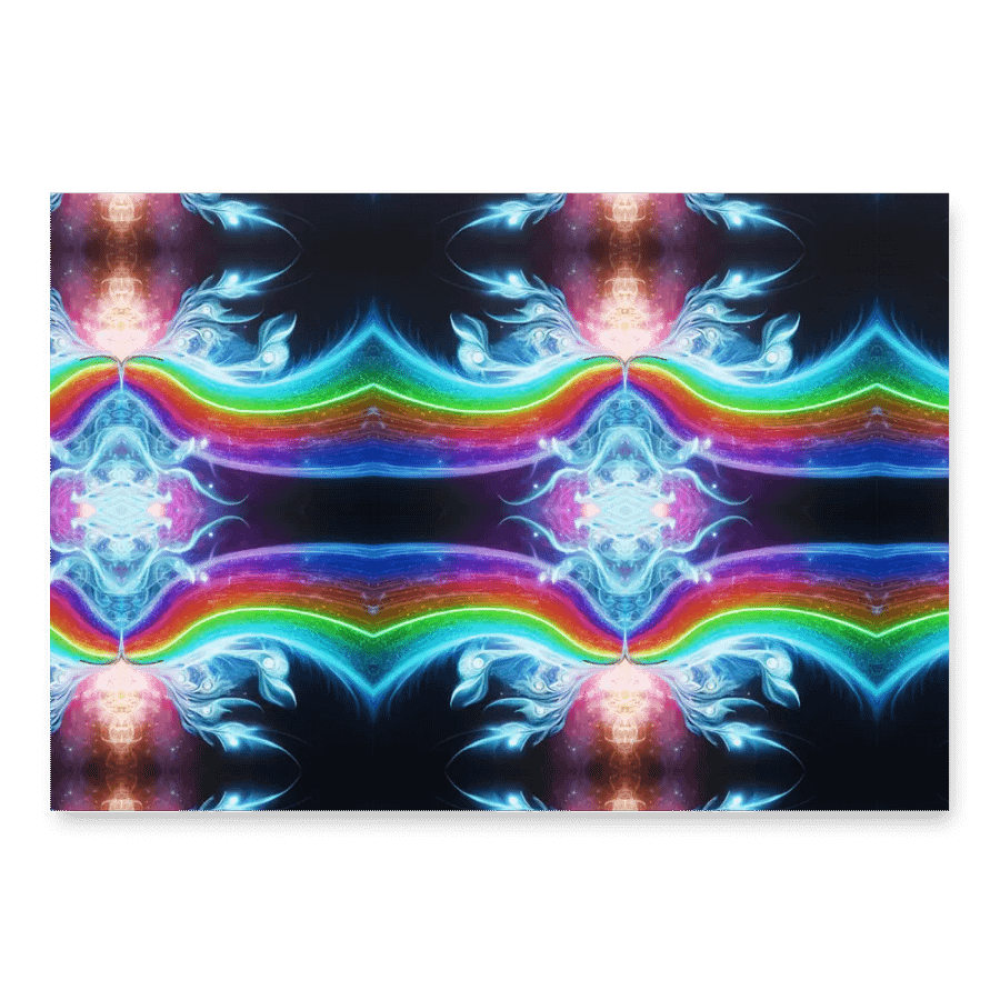 Ethereal Spectrum Rainbow Wrapping Paper Set product image (3)