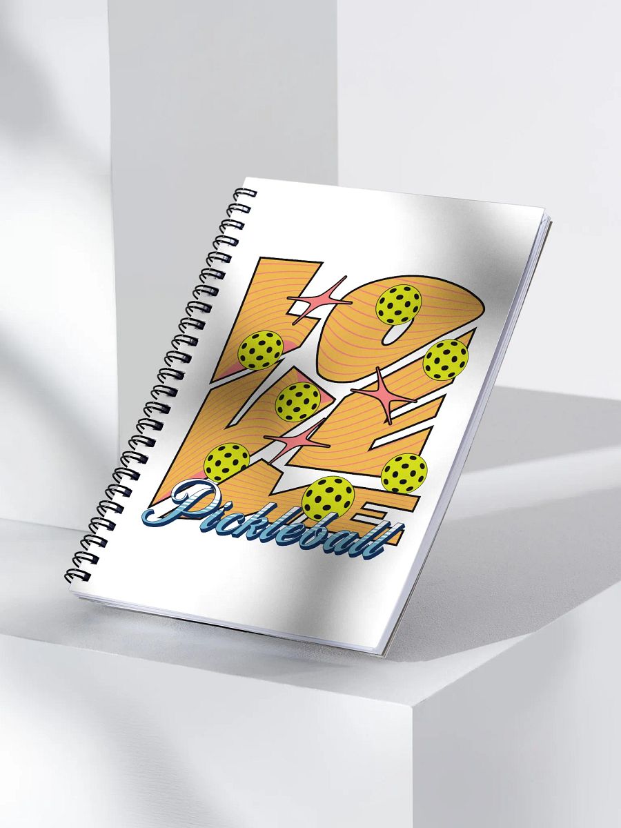 Love Me Pickleball Spiral Notebook product image (3)