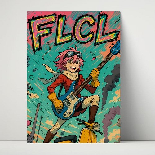 🎨 New 8x10 metal prints just dropped! 💥 From chaotic Vespa rides to cherry blossom duels and cyberpunk intensity—these design...