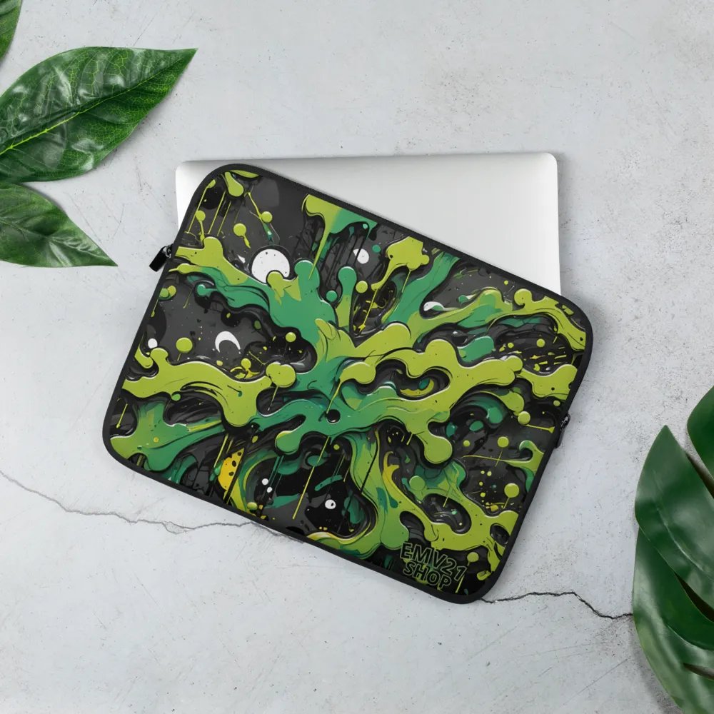 Splash Paint - Energetic Motion Laptop Sleeve product image (3)