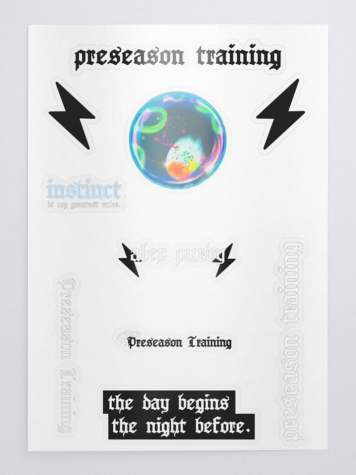 PRE Preseason Training Sticker Pack product image (1)
