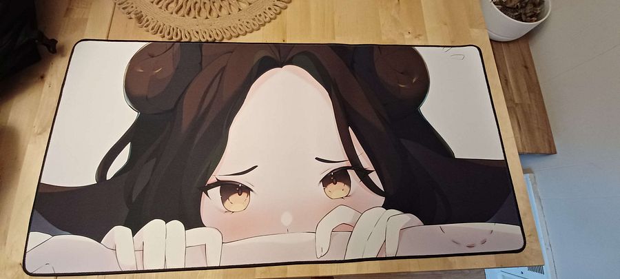 Sorry I bite Desk Mat product image (1)