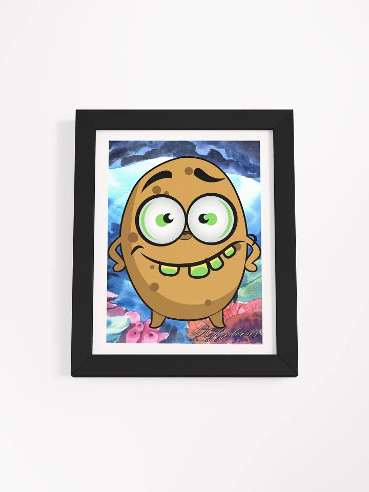 Whimsical Potato Underwater Matte Poster product image (1)
