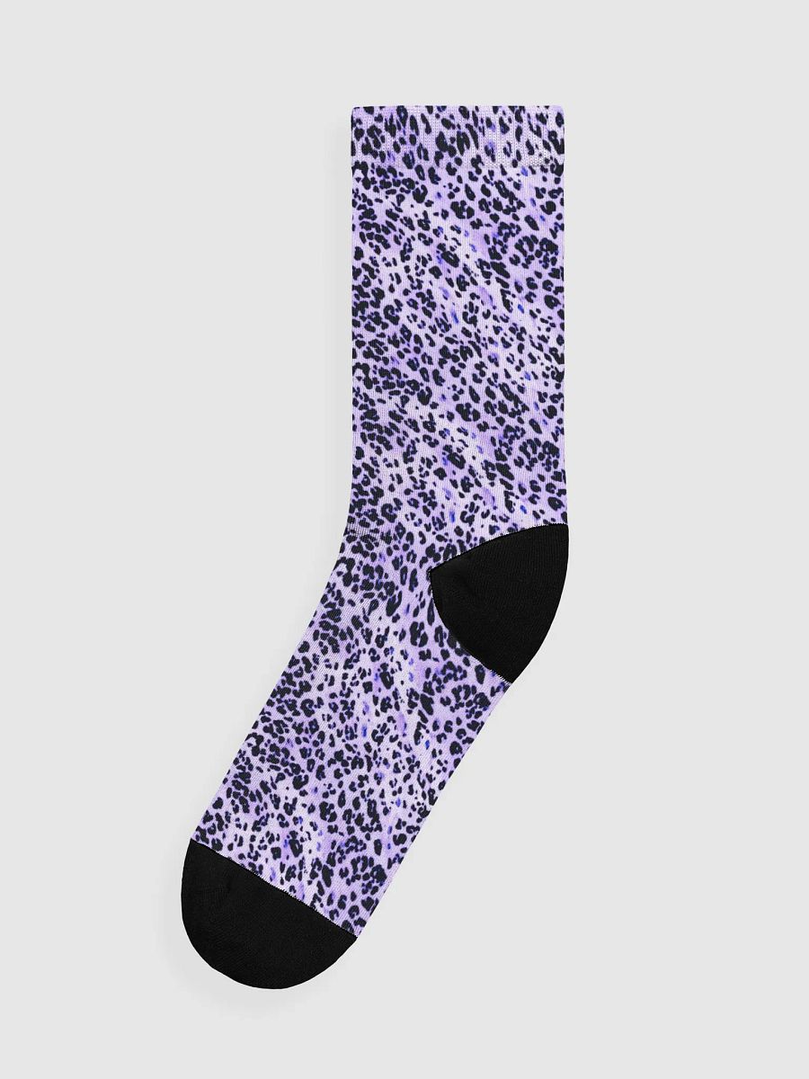 Purple Leopard Skin Socks product image (1)