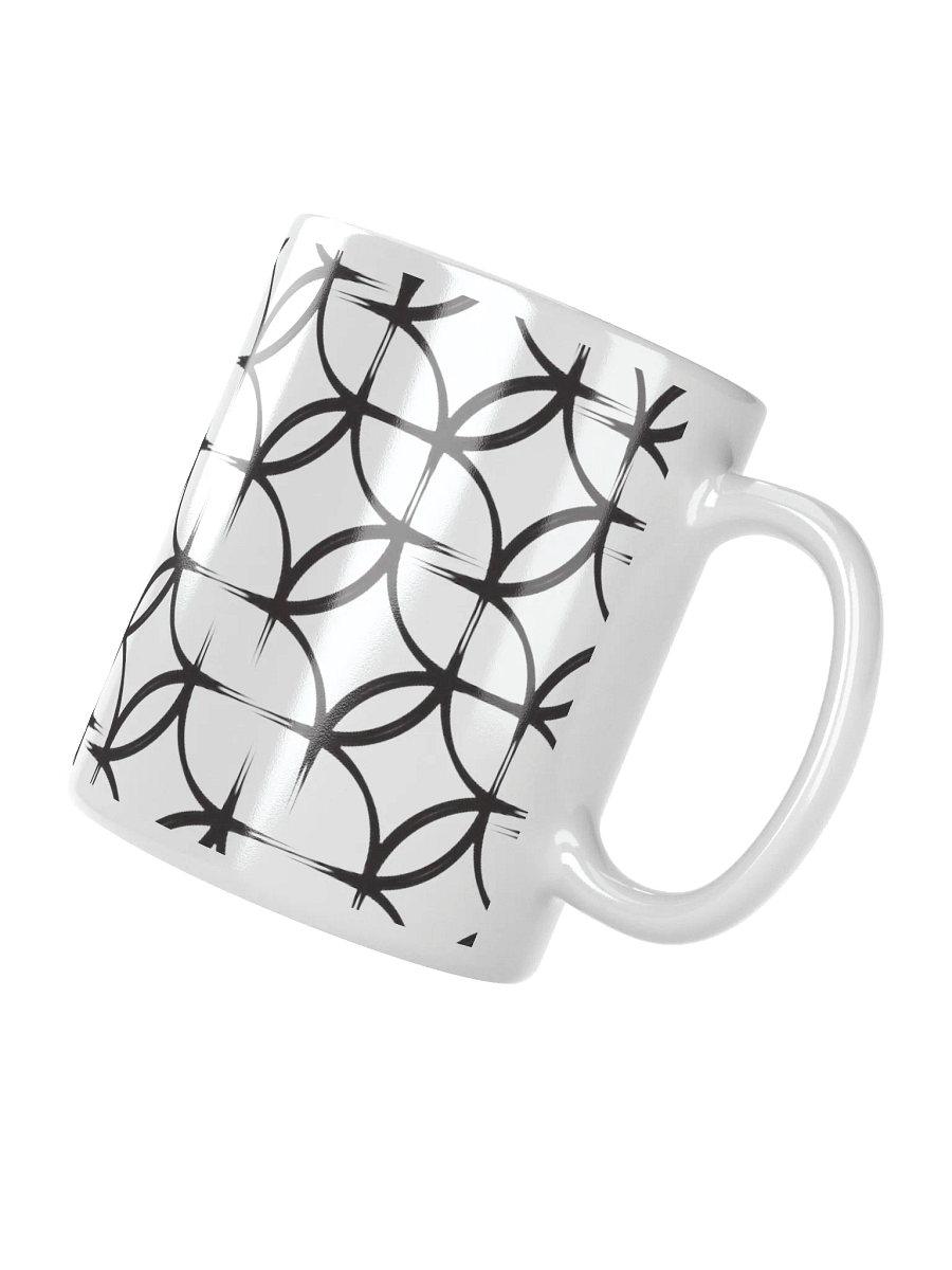 Symmetric Circles White Mug product image (5)