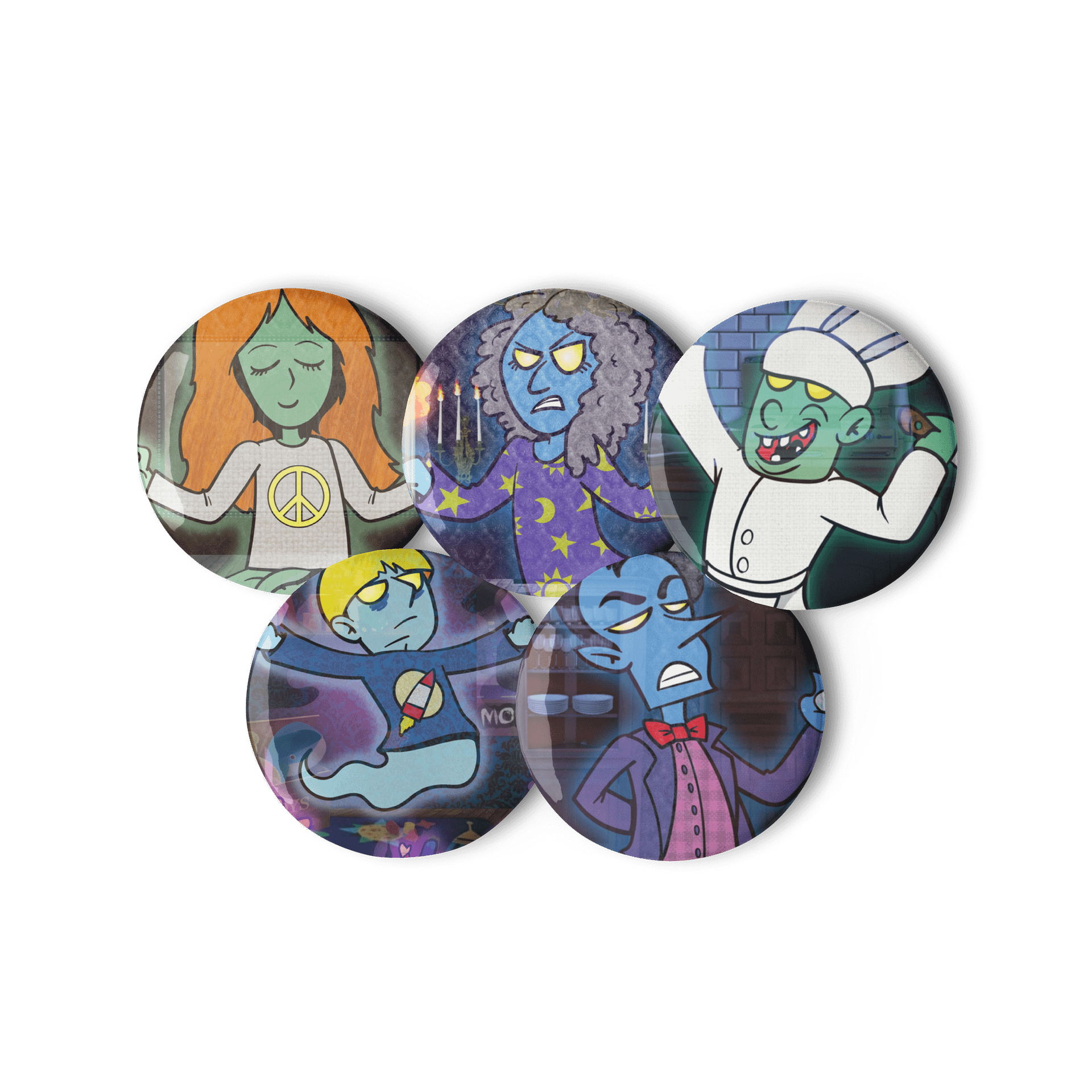 Luigi's Mansion 4 Concepts Pin Set (Wave 1) product image (3)