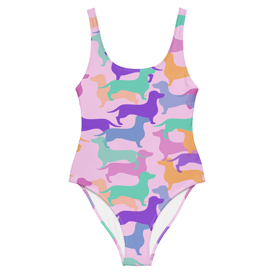 Dachshund Hughie All-Over Print Swimsuit product image (1)