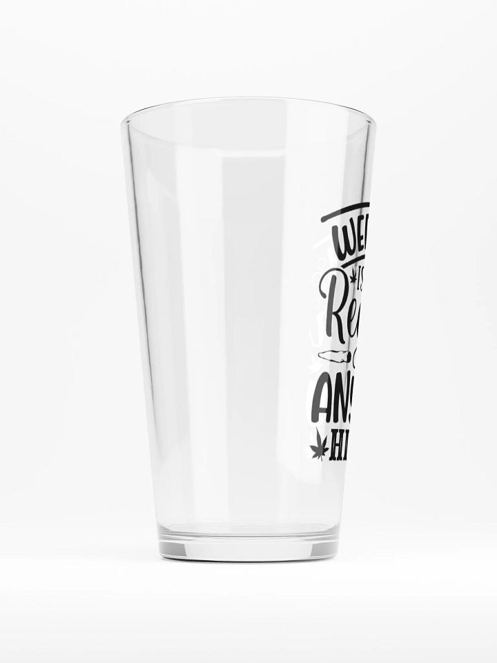 Weed Mom Is Life Regular Mom Any Way Higher - Shaker Pint Glass product image (2)