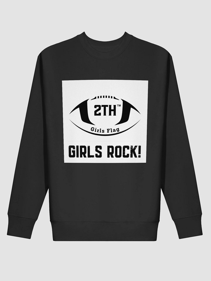 2THAHOU2E Flag Football "Girls Rock" Sweatshirt product image (12)