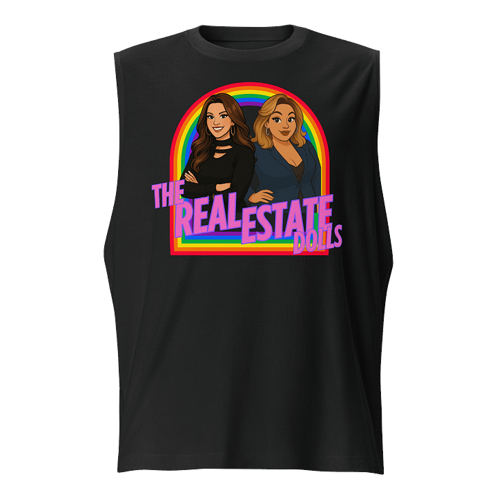 The Real Estate Dolls Official PRIDE 2025 Muscle Tee product image (1)