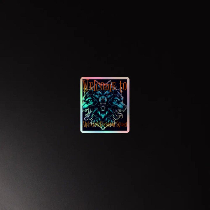 AlphaWolfKingdom Squad Holographic Sticker Pack product image (2)