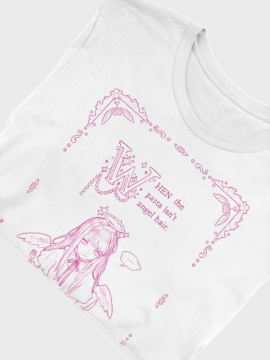 angel hair pasta // pink tee product image (5)