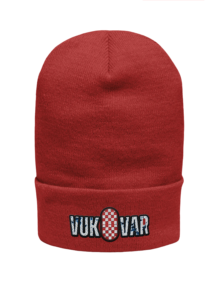 VUKOVAR Distressed Shield Beanie product image (1)