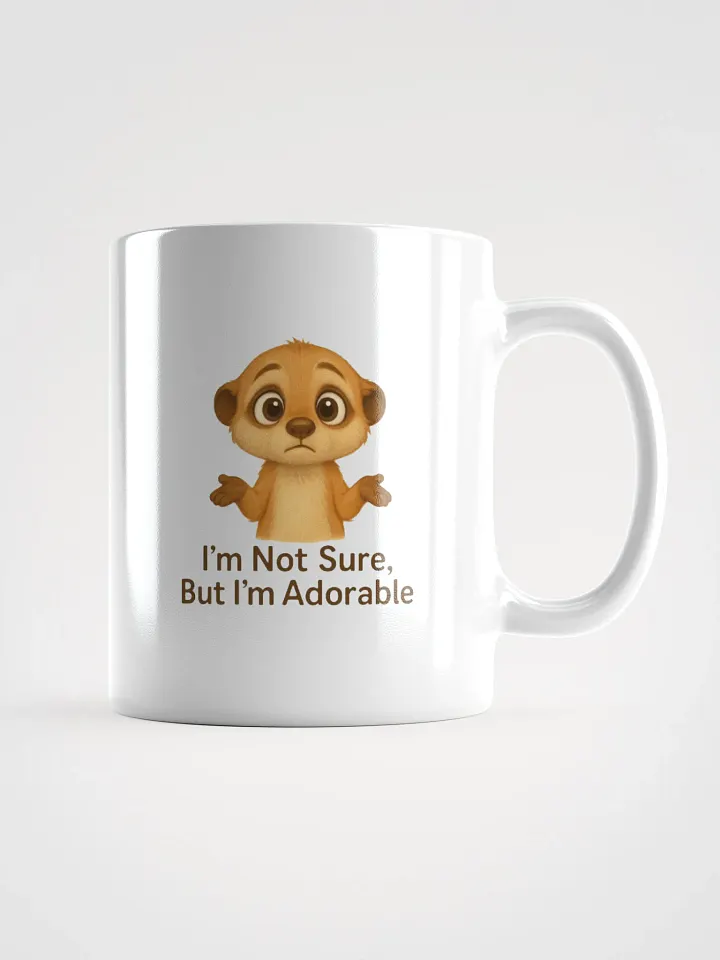 Adorable Meerkat White Glossy Mug product image (3)