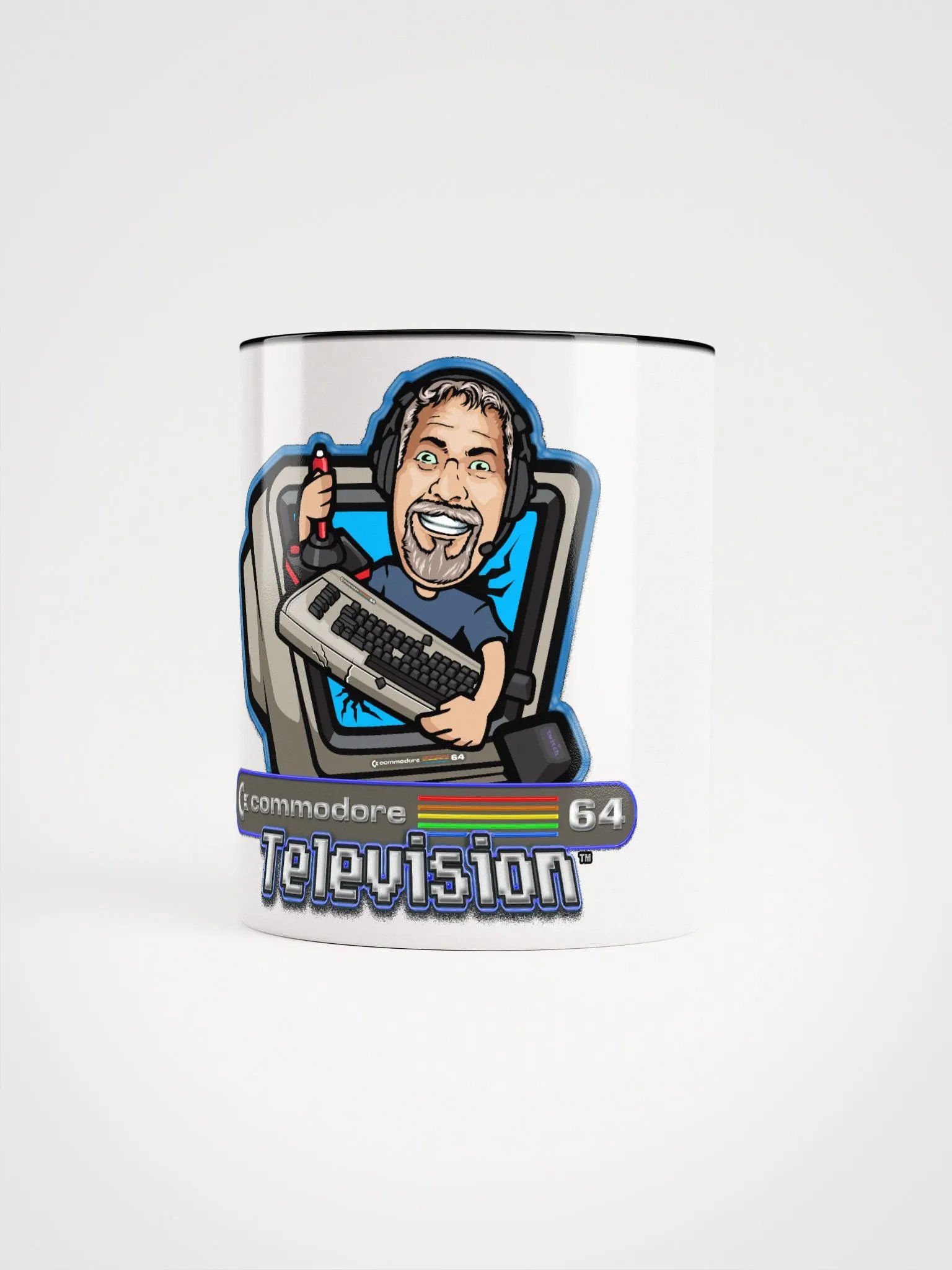 Ceramic Mug with Color Inside (Logo #2) product image (2)