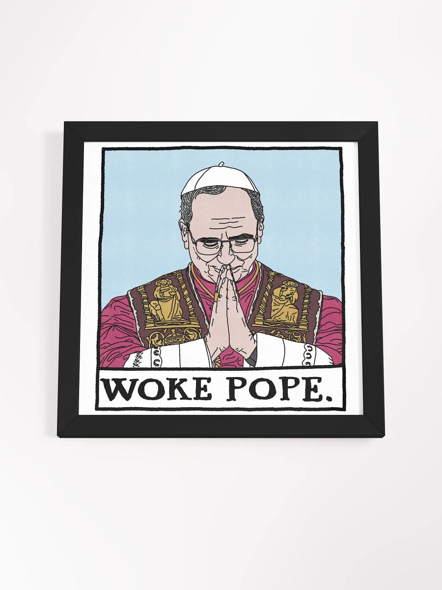 Woke Pope Framed Print product image (4)