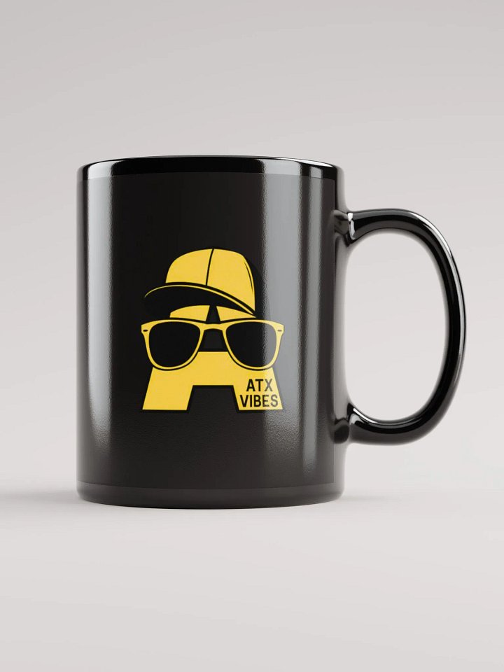 ATX Vibes Black Glossy Logo Mug product image (1)