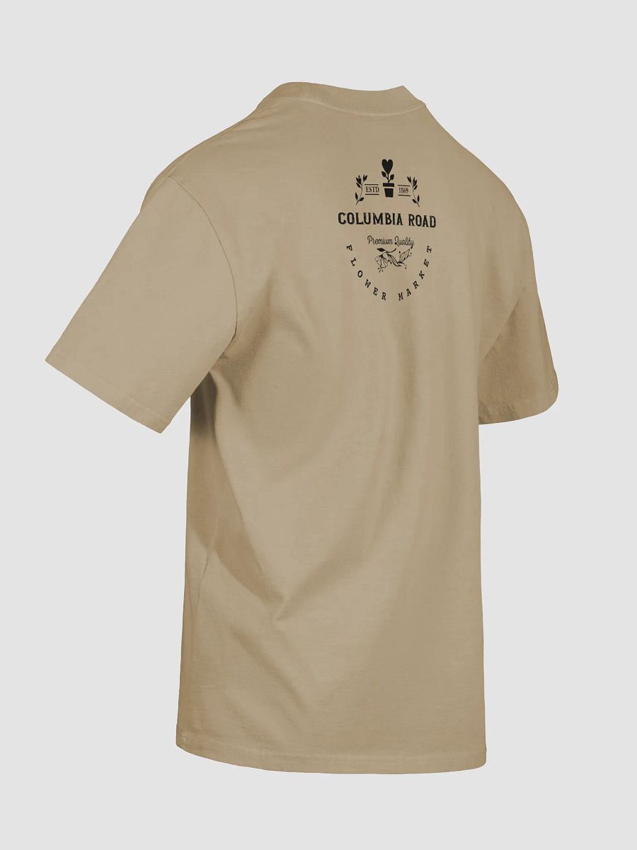 Columbia Road Market Vintage Vibes Oversized Tee (Faded Khaki) product image (8)