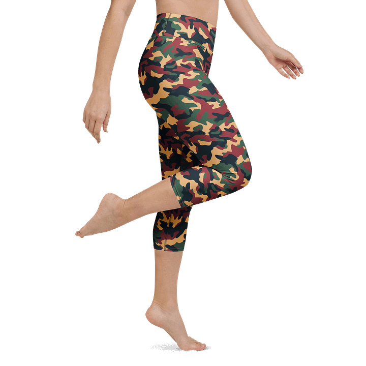 Autumn Camo Capri Leggings product image (2)