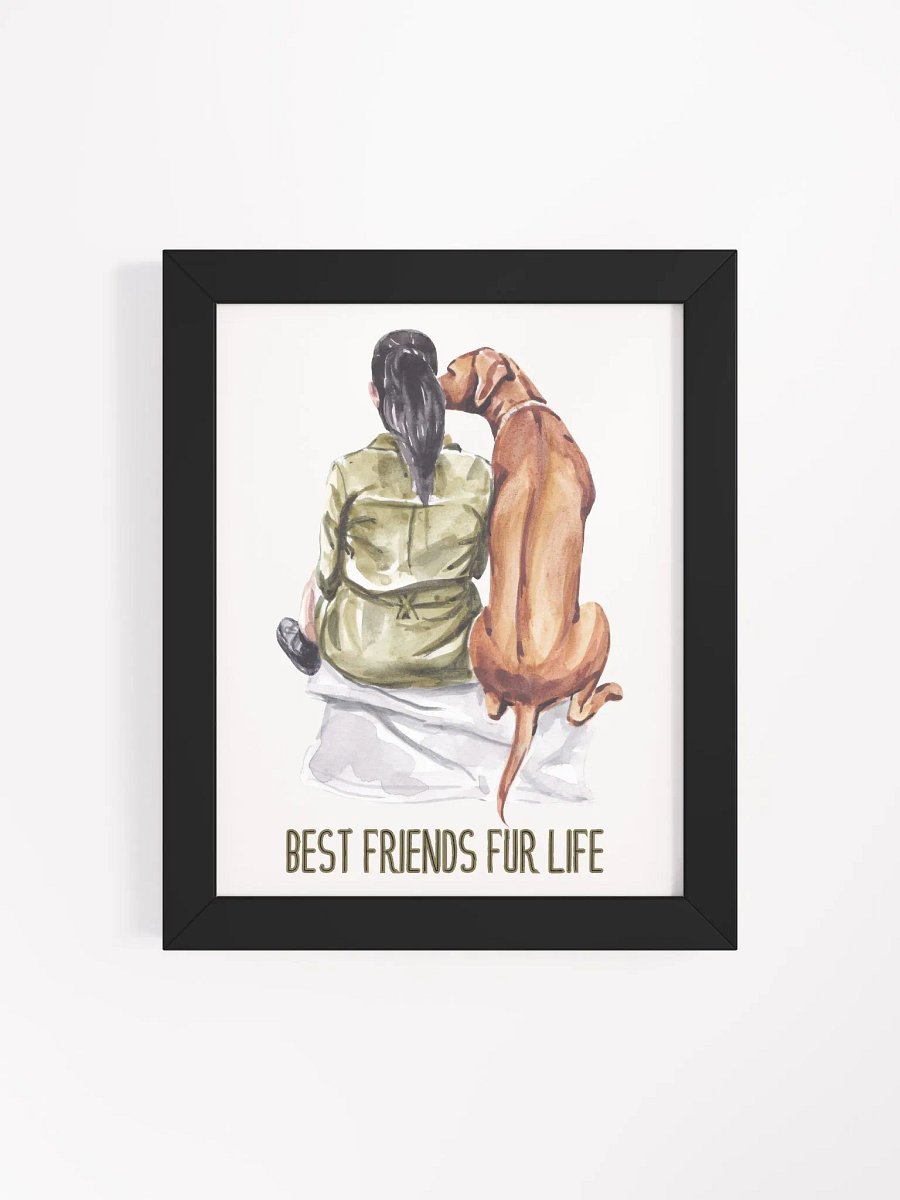 Best Friends Fur Life - Framed Print product image (4)