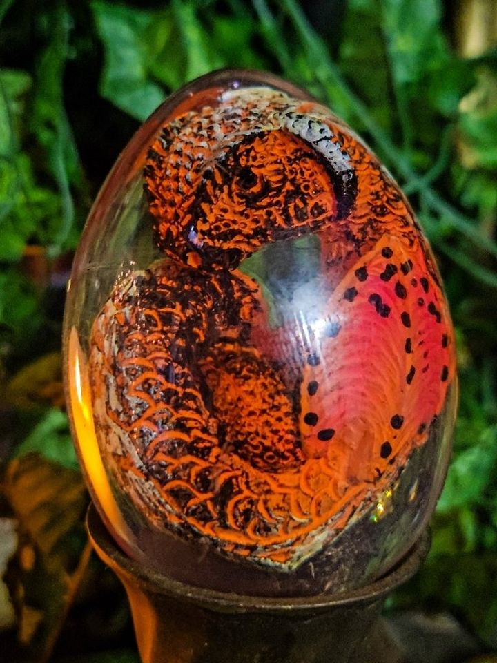 The Armored Kingdom Emberborn Red Dragon Egg product image (1)