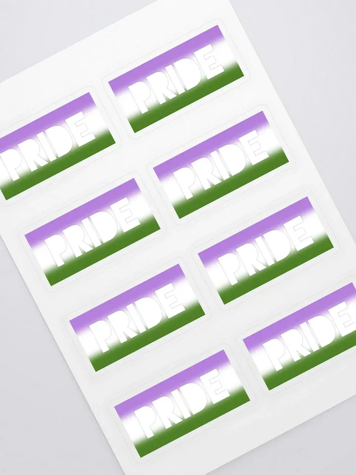 Gender Queer Pride On Display - Stickers product image (1)