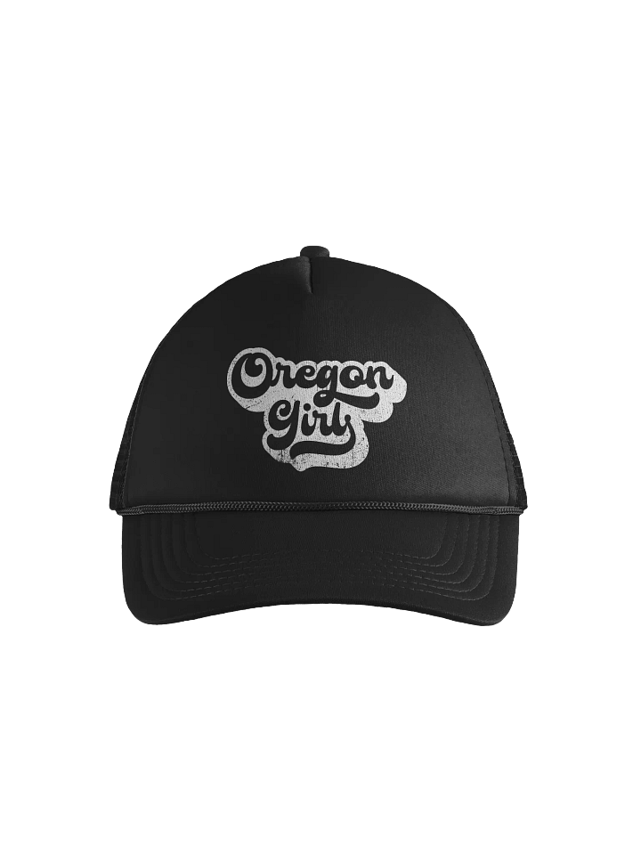 Oregon Girl with Swashes - Foam Trucker Hat product image (1)