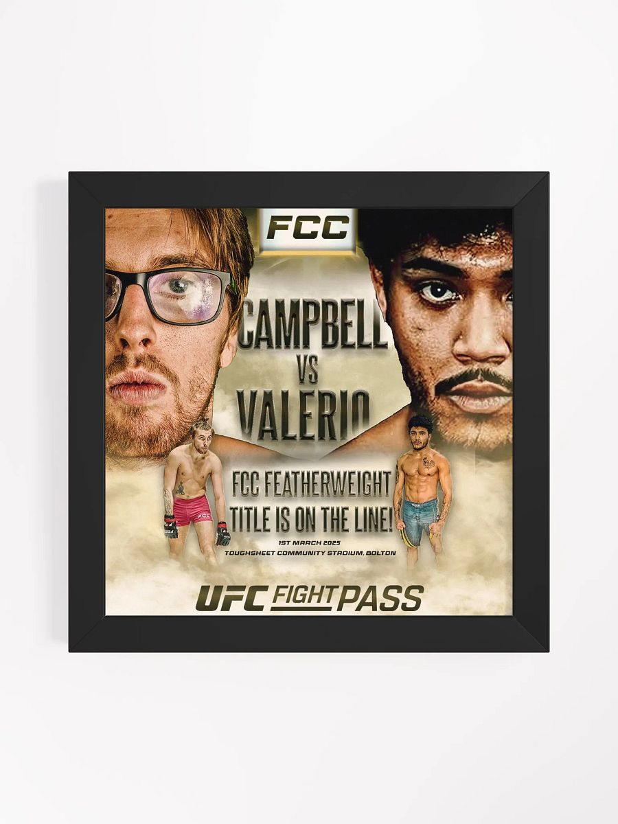 Framed FCC 41 Main event Poster product image (1)