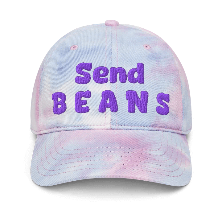 'Send BEANS' Tie-Dye Dad Hat product image (1)