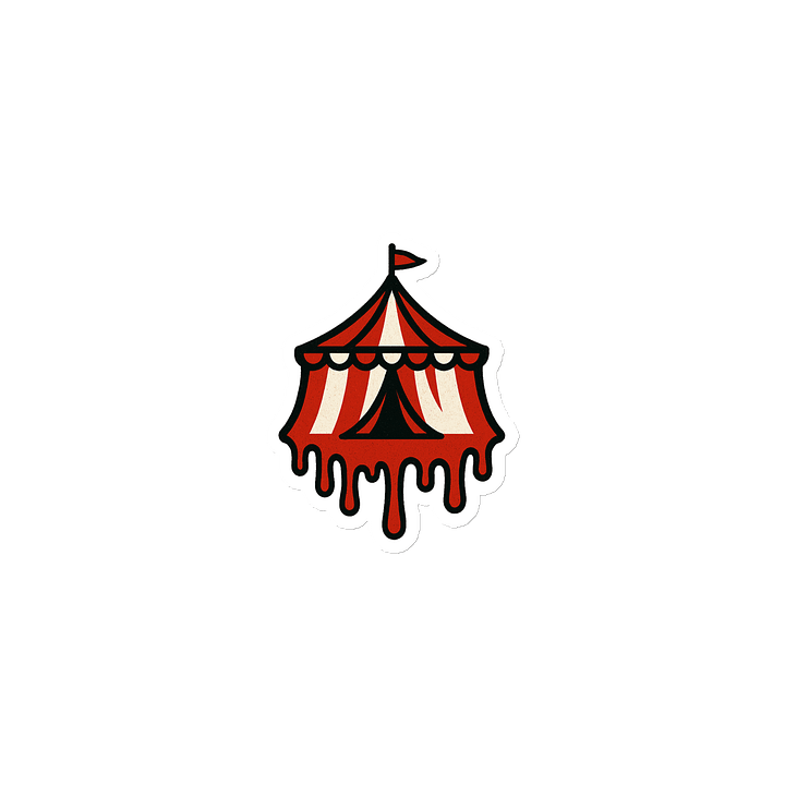 Dripping Circus Tent magnet product image (1)