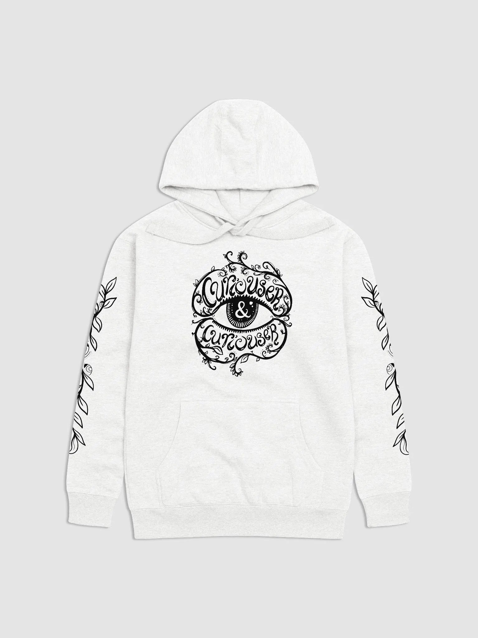 Curiouser & Curiouser Hoodie (black design) product image (1)