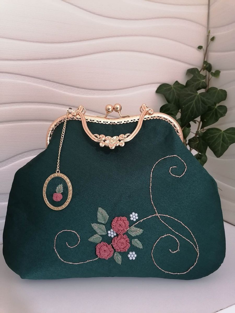 Vintage green handbag #1 product image (1)